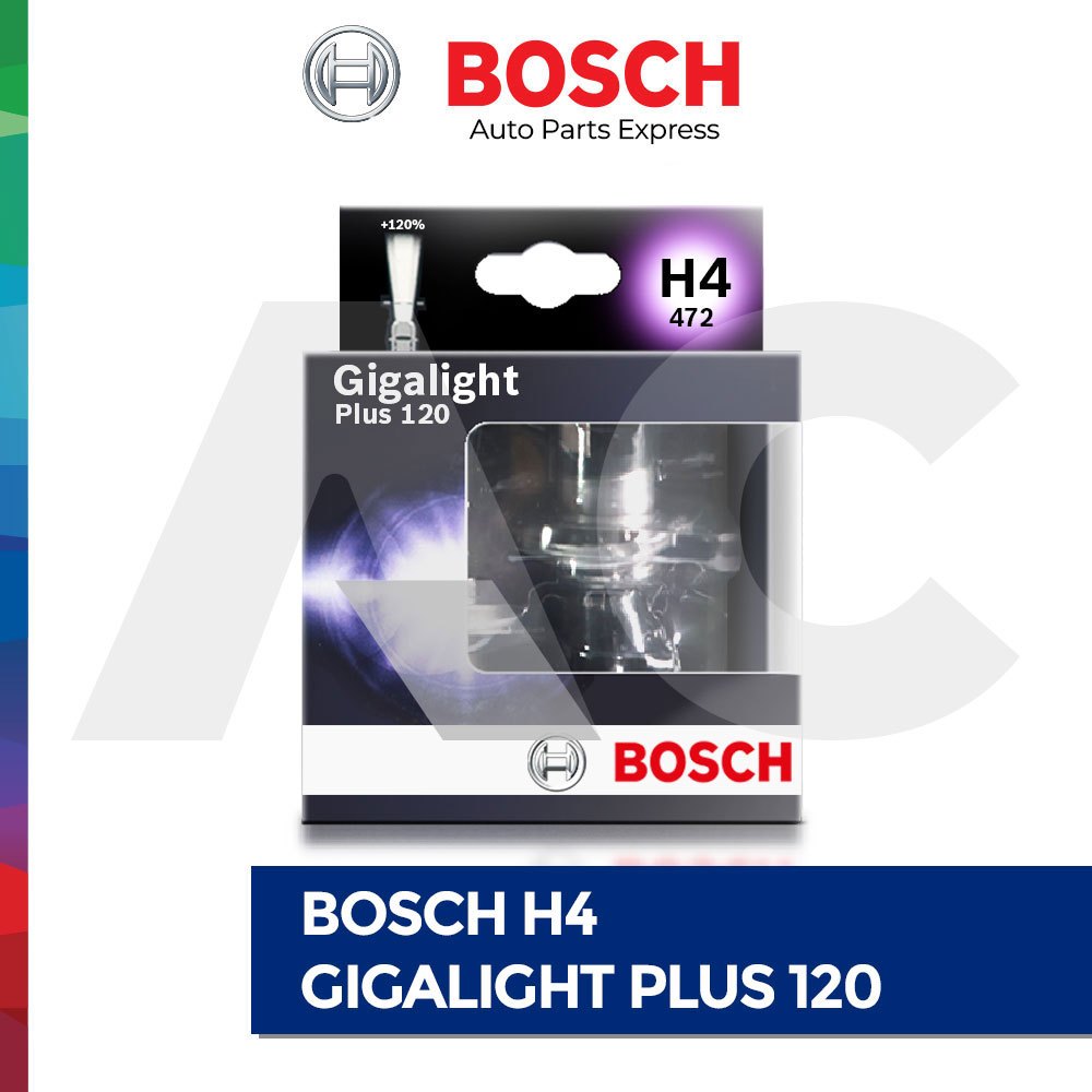 BOSCH GIGALIGHT PLUS 120 H4 12V 60 55W SET Shopee Philippines