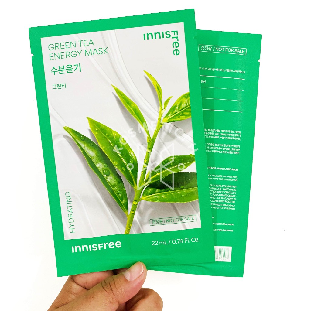 [INNISFREE] Energy Squeeze Mask - Sample/Tester Mask Pack | Shopee ...