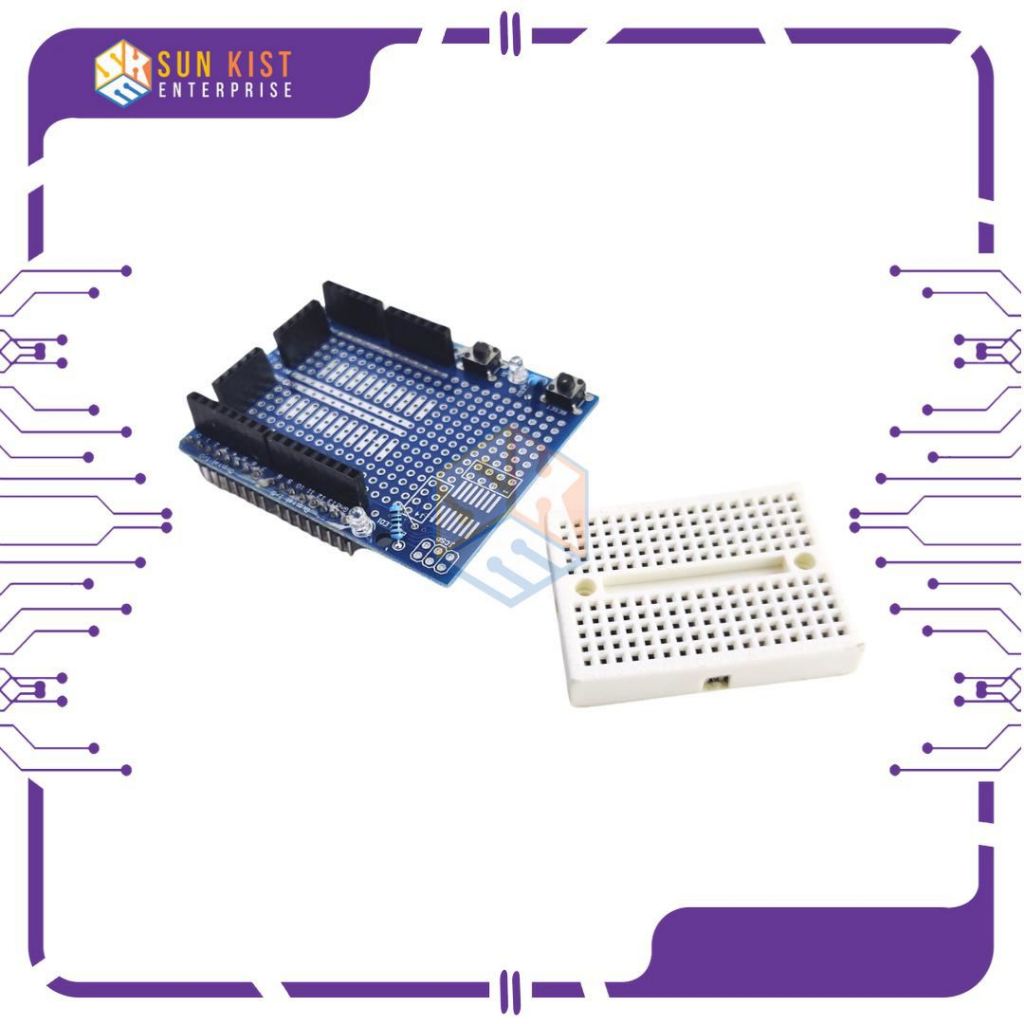 Prototyping Prototype Shield ProtoShield Mini Breadboard Arduino Uno ...