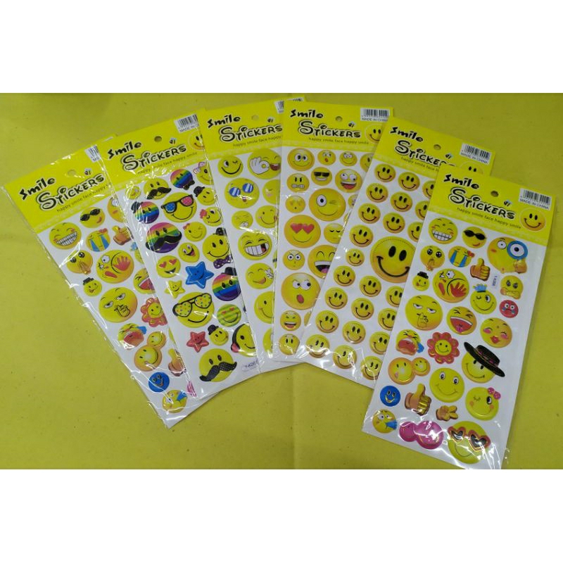 Cute Emoji Smiley STICKERS (Assorted Design) | Shopee Philippines