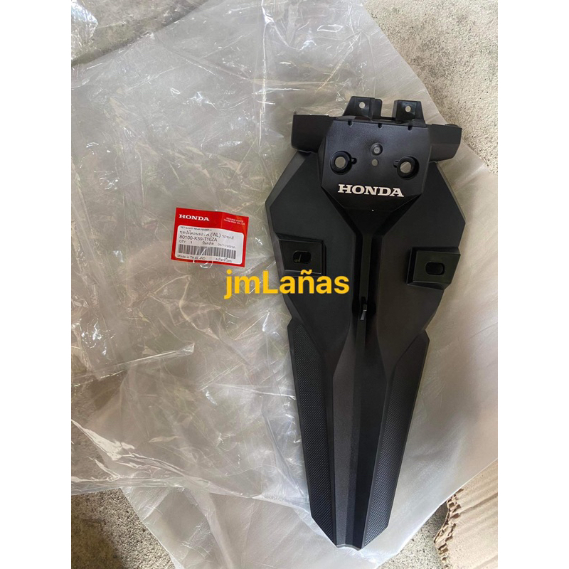 GENUINE REAR FENDER For honda Click 125 80100-K59-T10ZA | Shopee ...