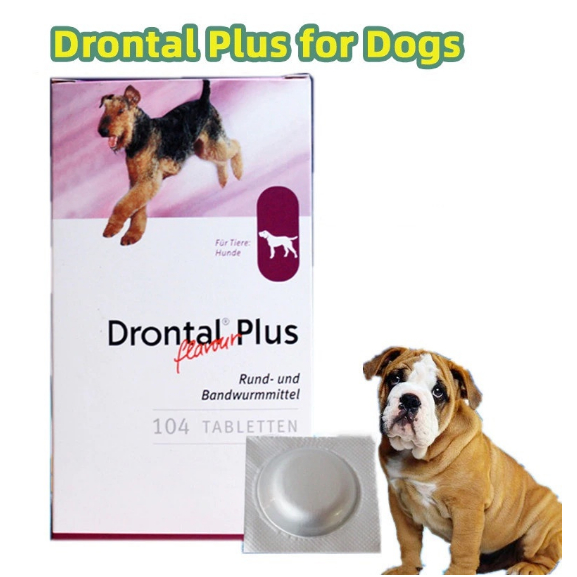 Drontal Plus 1 Tablet Tasty Dewormer Tablets For Dogs Drontal Dewormer ...