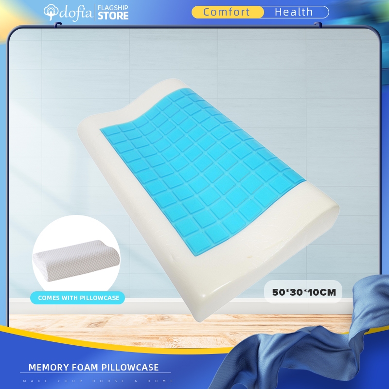 Dofia1200g Cooling Gel Orthopedic Memory Pillow Core Cervical Health ...