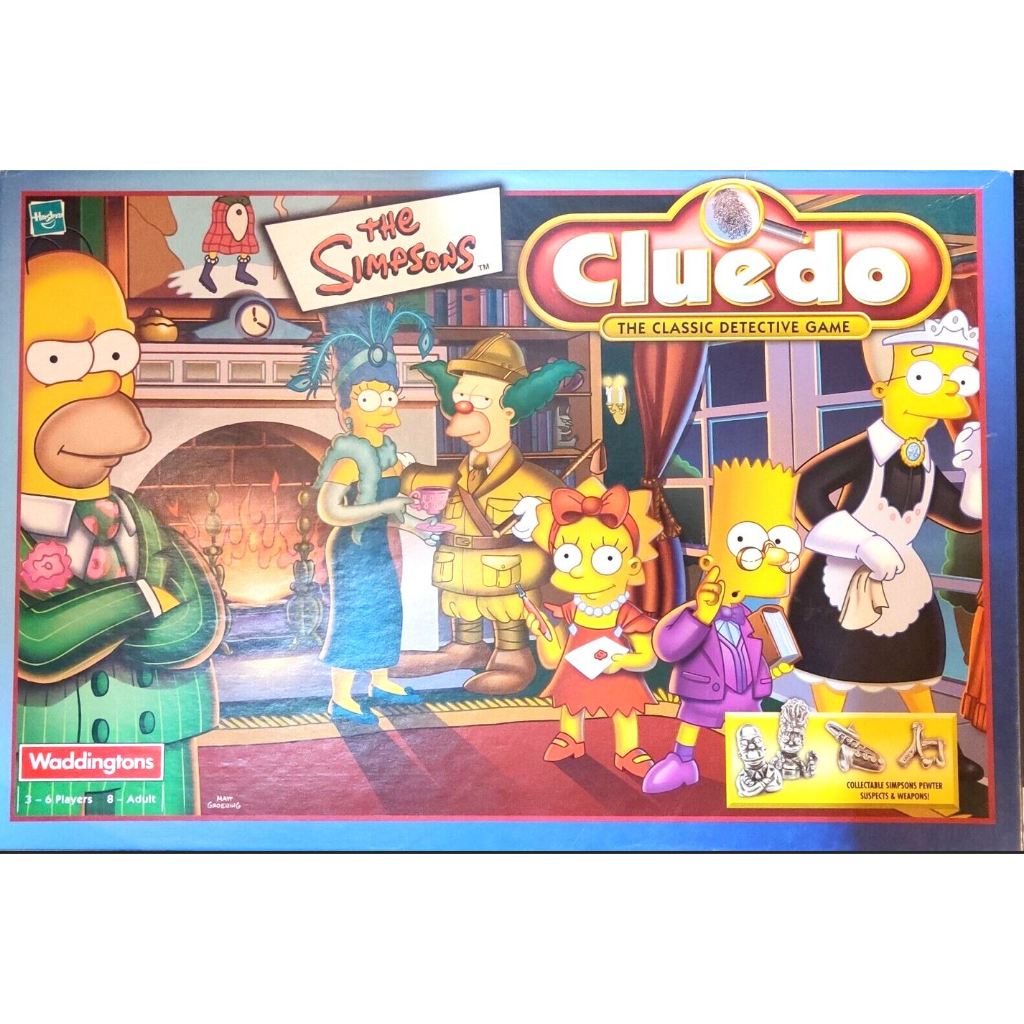 Parker The Simpsons Cluedo The Classic Detective Game Complete