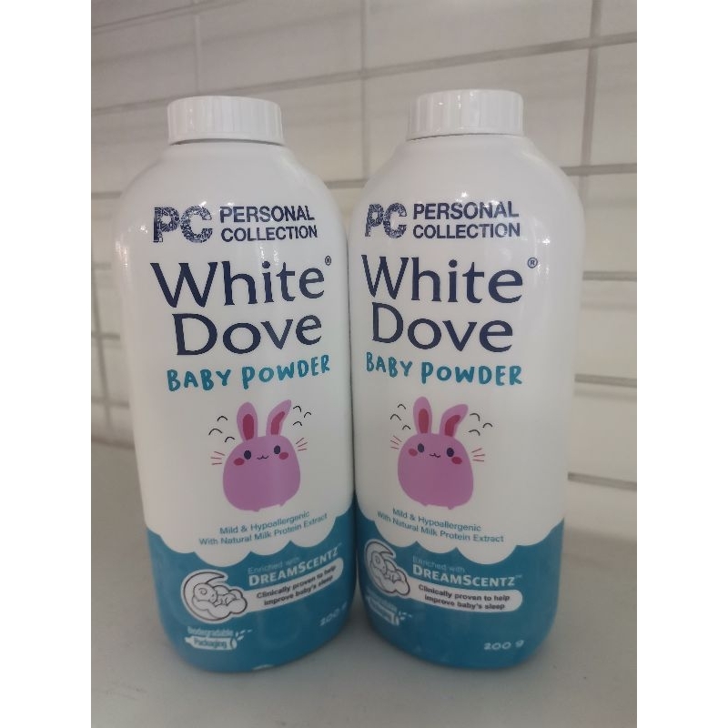 Personal Collection WHITE DOVE Baby Powder 200g | Shopee Philippines