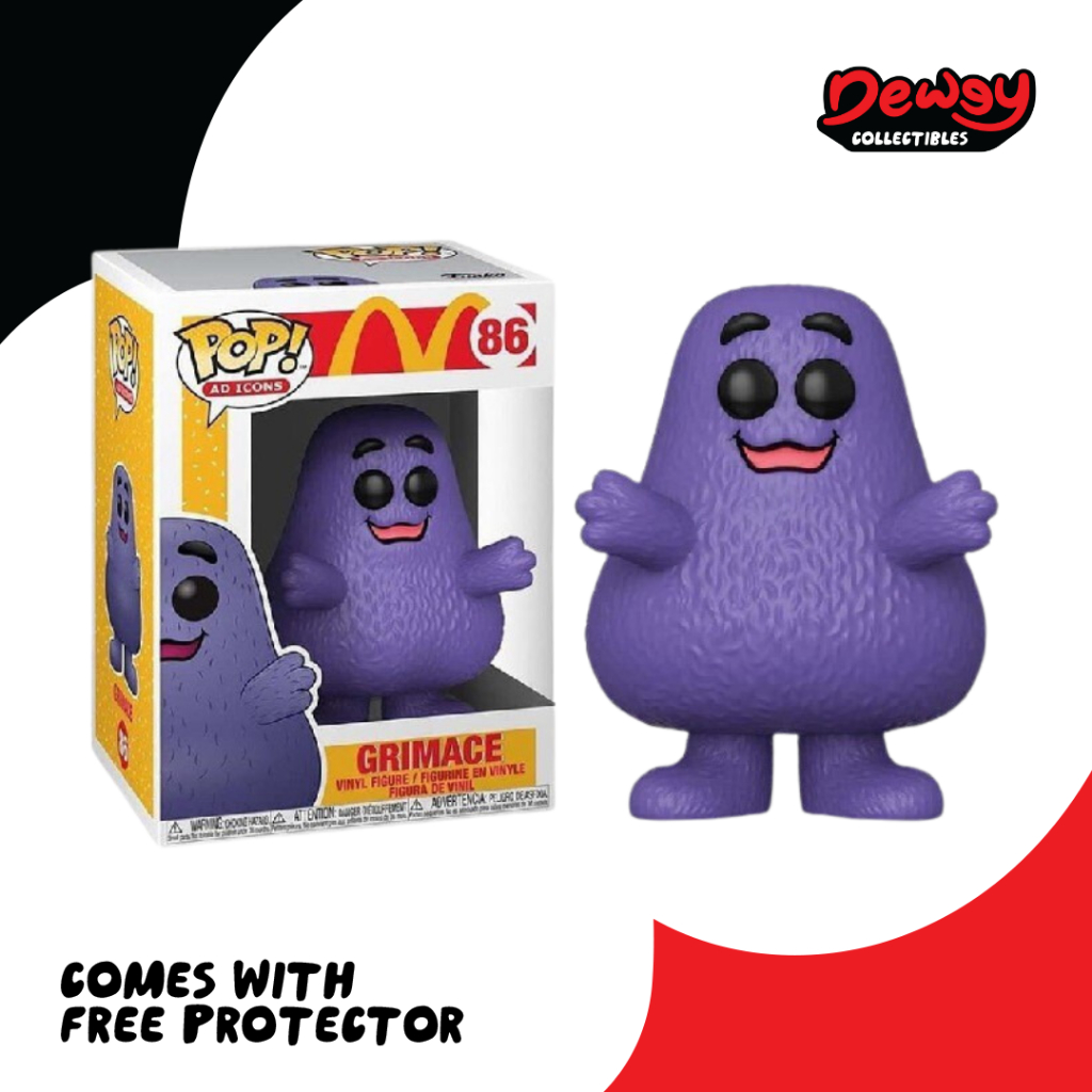 Funko Pop Mcdonald's Grimace Collectible Vinyl Figure (Free Protector ...