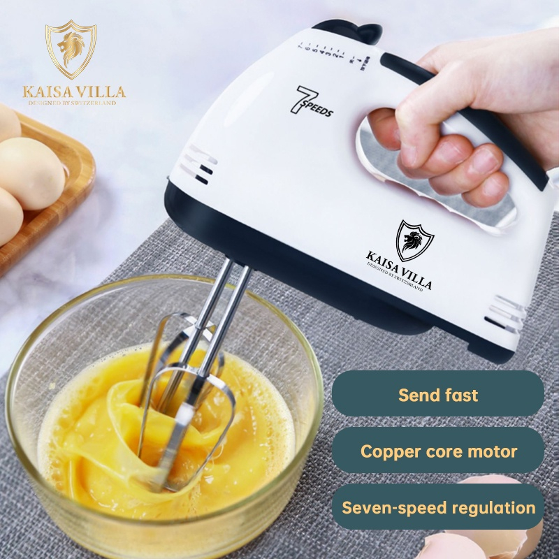 KAISA VILLA Hand Mixer Electric Mixer for Baking Egg Beater