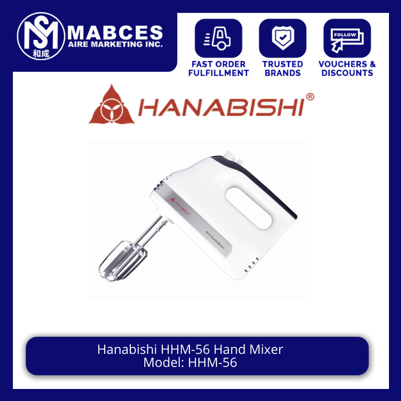 Hanabishi HHM56 Hand Mixer Shopee Philippines