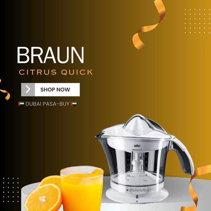 Braun Press Citrus Juicer MPZ 9 from DubaiPasaBuy Shopee Philippines