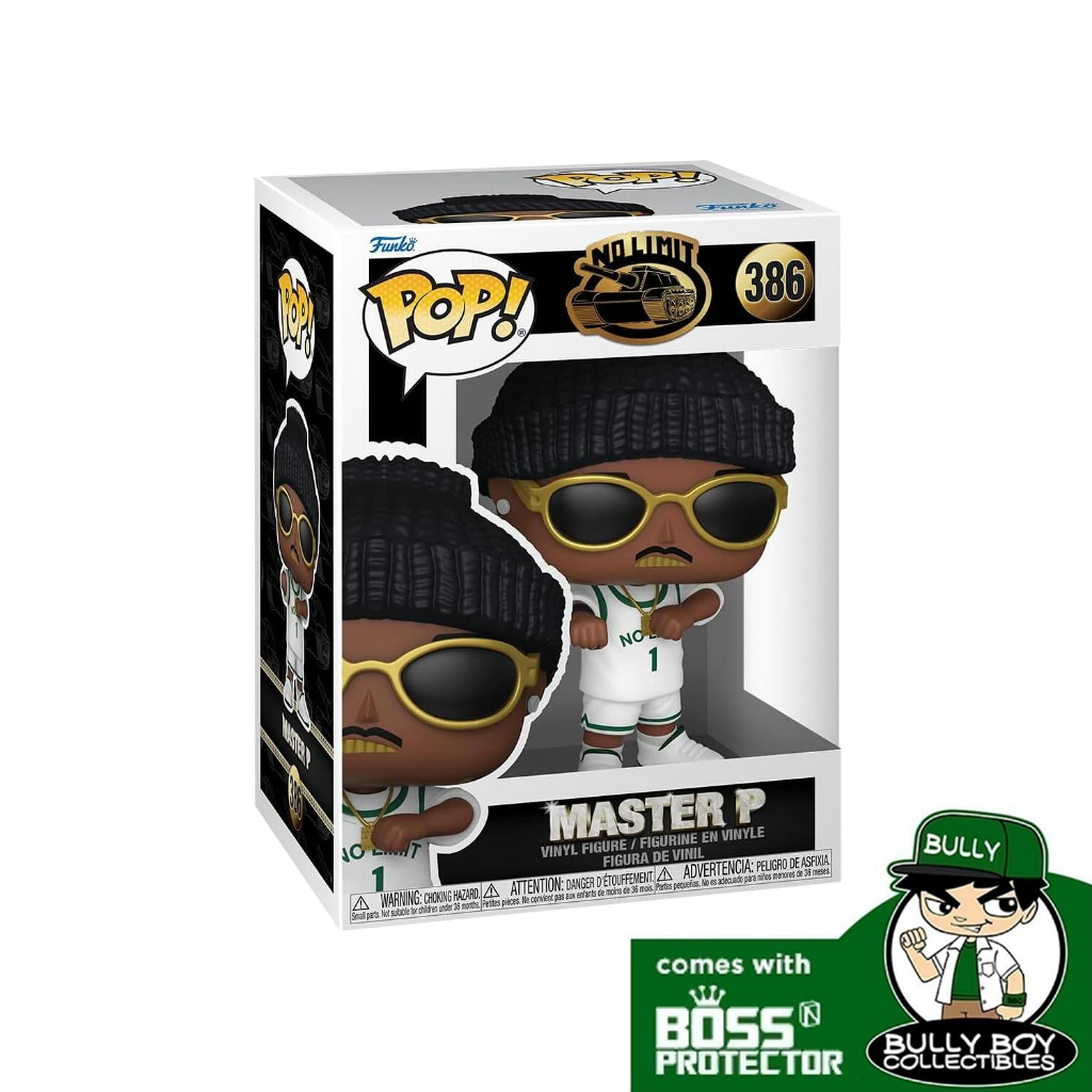 Funko POP! Rocks: No Limit - Master P 386 With Boss Protector | Shopee ...