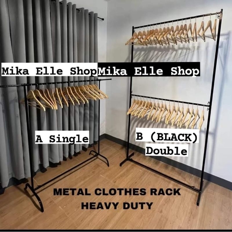Heavy Duty Double Layer and Single Layer Cloth Rack made of Metal ...