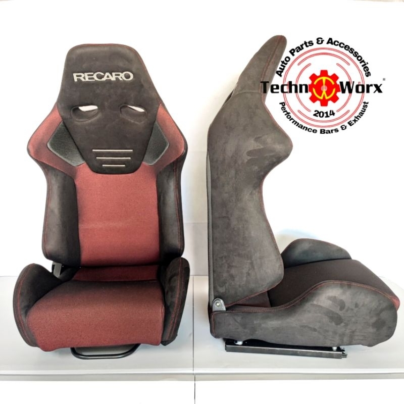 2pcs Recaro SR6 Red Racing Seat Bucket Thailand Made Quality racing ...