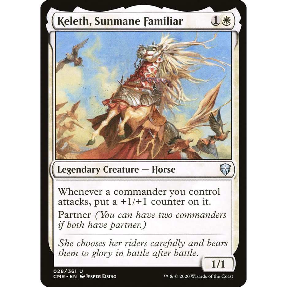 Magic: The Gathering Sunmane Pegasus Card - Theros Beyond Death Set - View #2