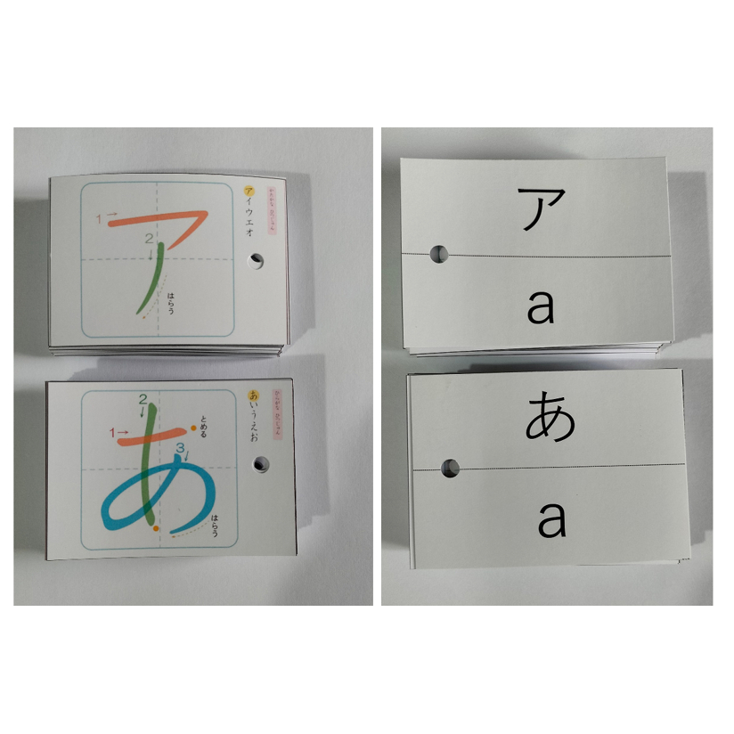 HIRAGANA AND KATAKANA FLASHCARDS WITH ADDITIONAL COMBINATION | Shopee ...