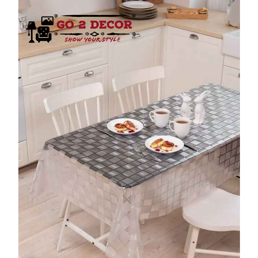 (MANTEL) Tablecloths Transparent PVC , Clear Plastic Tablecloths for ...