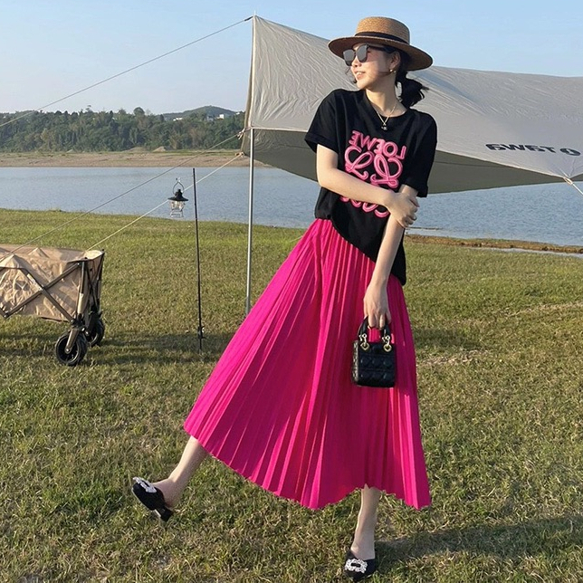 咖沫 2022AW 新中華式 Goldfish Side Slit Skirt（SWEET STEADY  