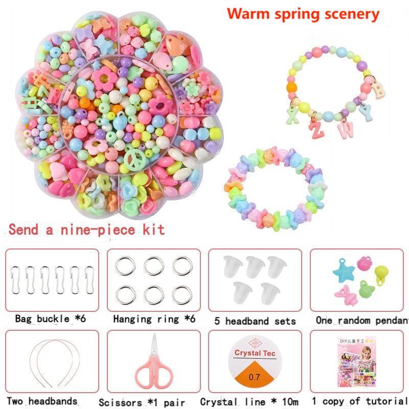 5000Pcs Beads Kit DIY acrylic letter bead set for Name Bracelets ...