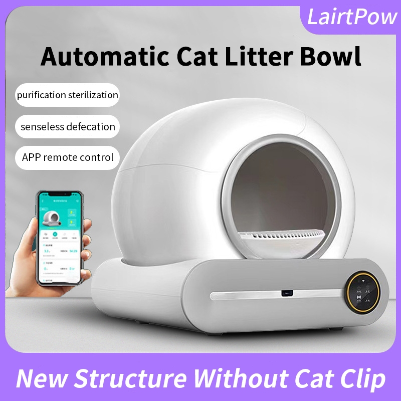 Pet Smart Cat Litter Box Fully Automatic Clean Deodorization Electric ...