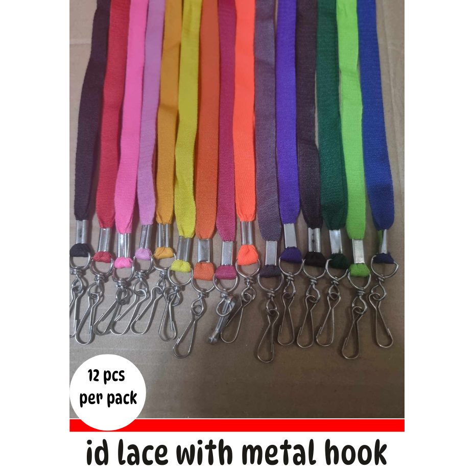 ID Lace with Hook , ID Lace for School And Office 12pcs/pack (cod ...