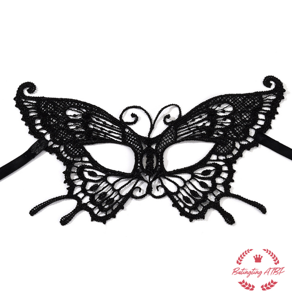 Adult Party Lace Mask Half Face Masquerade Halloween Props Black Eye