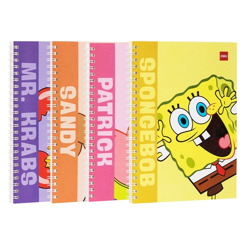 Deli LA560 Spongebob Spiral Notebook A5 60 Sheets | Shopee Philippines