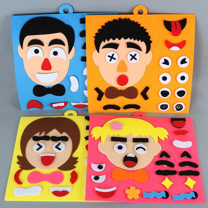 Emotions Educational Felt Chart for Kids | Shopee Philippines