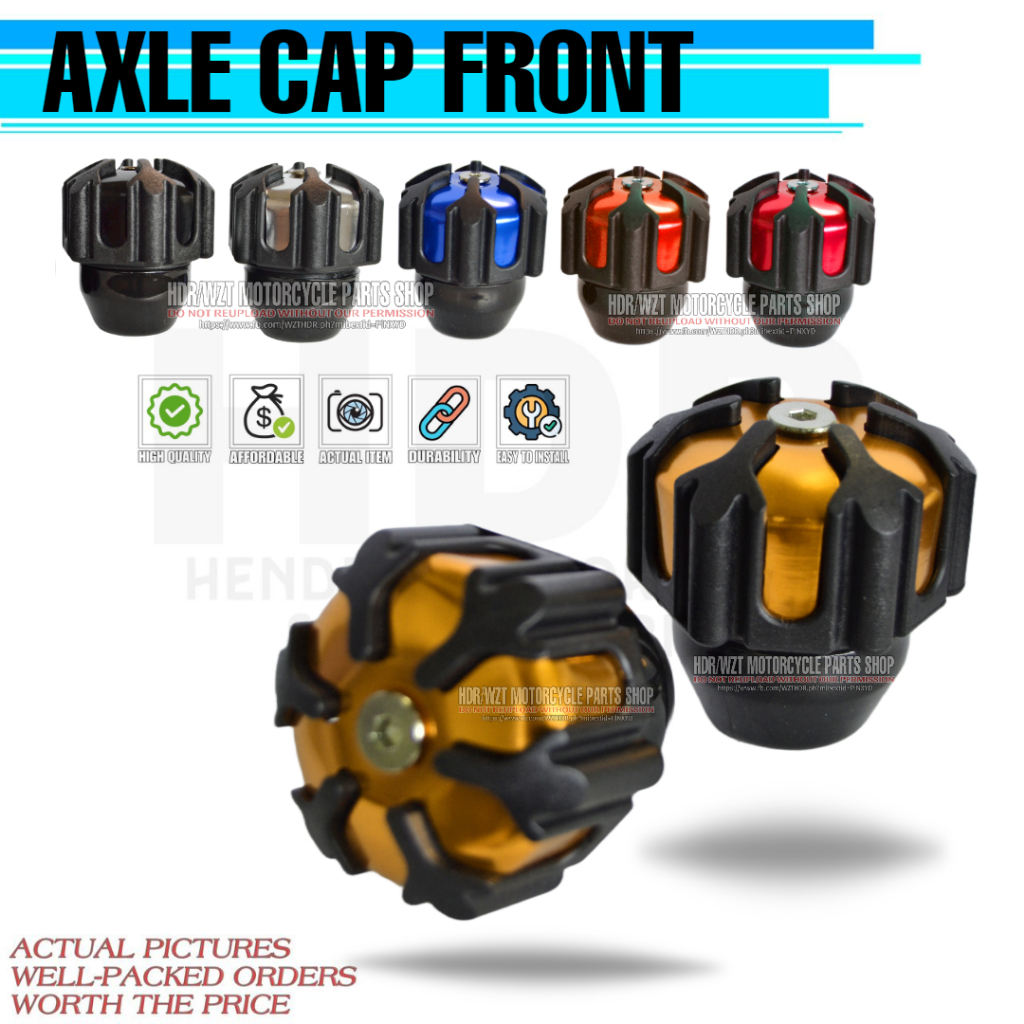 HDR #G-2799 FRONT SHOCK NUT CAP AXLE CAP (2PCS) UNIVERSAL FOR ...