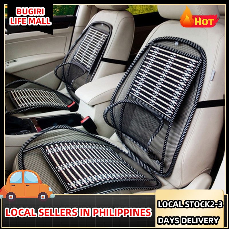 Universal ventilated car seat cushion lumbar support car seat cover massage  cooling pad