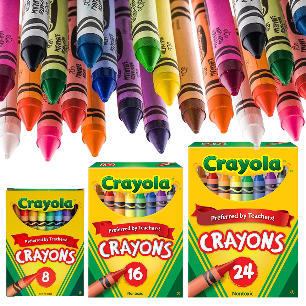 Crayola Crayons – 8 / 16 / 24 Colors, Non-Toxic Wax Crayons for Kids ...