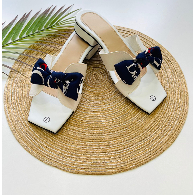 SoleCreations 1 Inch Heels Ribbon Sandals For Women (NO BOX) | Shopee ...