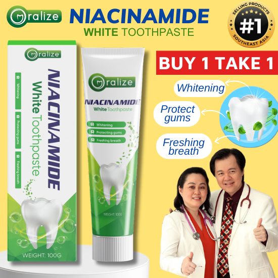 Niacinamide whitening toothpaste RALIZE for yellowish teeth niacinamide ...