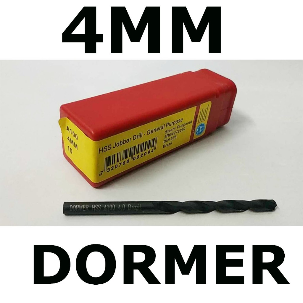 Genuine Dormer HSS Jobber Drill Bit A-100 ( Sold Per Piece ) | Shopee - Foto 3
