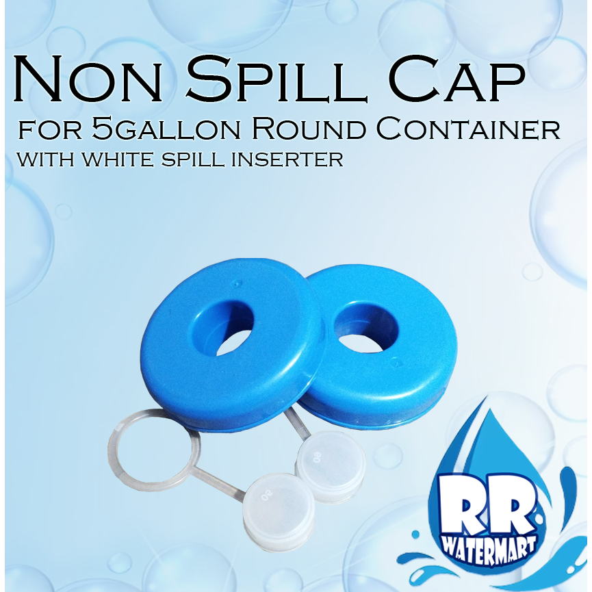 Non-Spill Cap for 5G Round Gallon(with white spill inserter) | Shopee ...