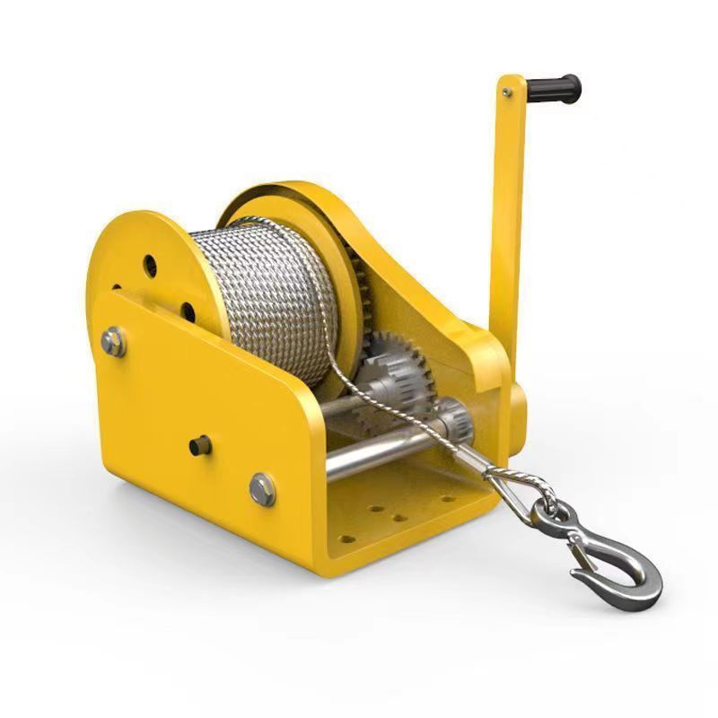 2600BL 40M Manual winch hand cranked winch traction hoist household