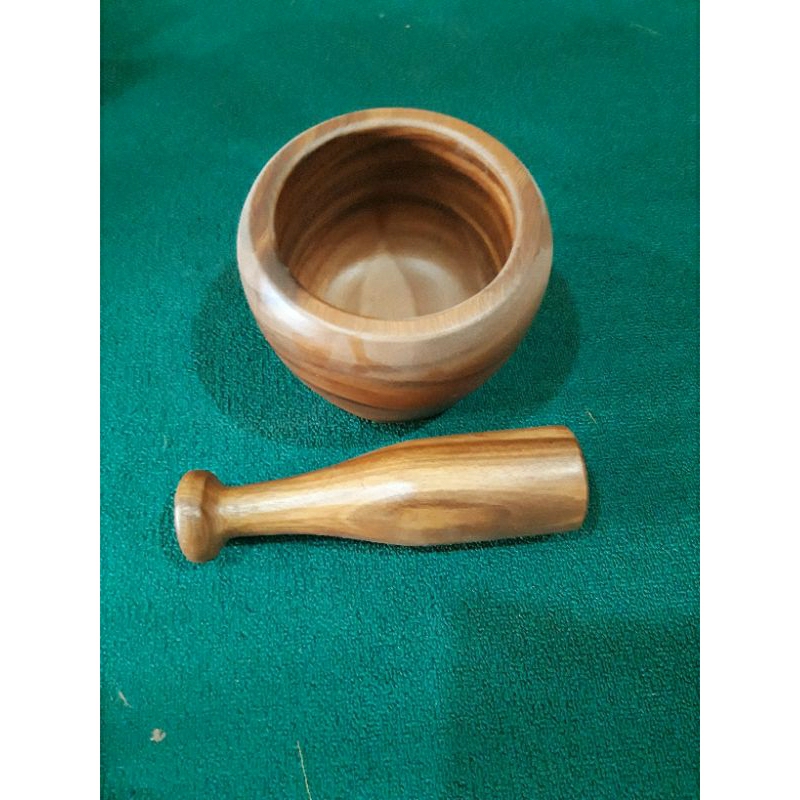 Mortar And Pestle Wooden Large Shopee Philippines 9646