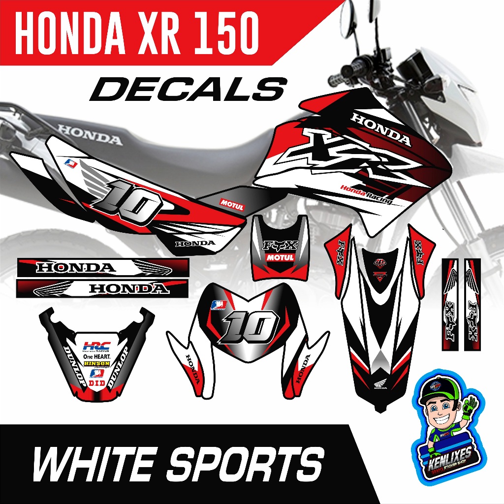 Honda XR 150L Full Decal Sticker (Batch 2) | Shopee Philippines