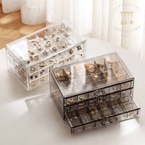 Classy Luxe Jewelry Storage Box Jewelry Earrings Necklace Earrings ...