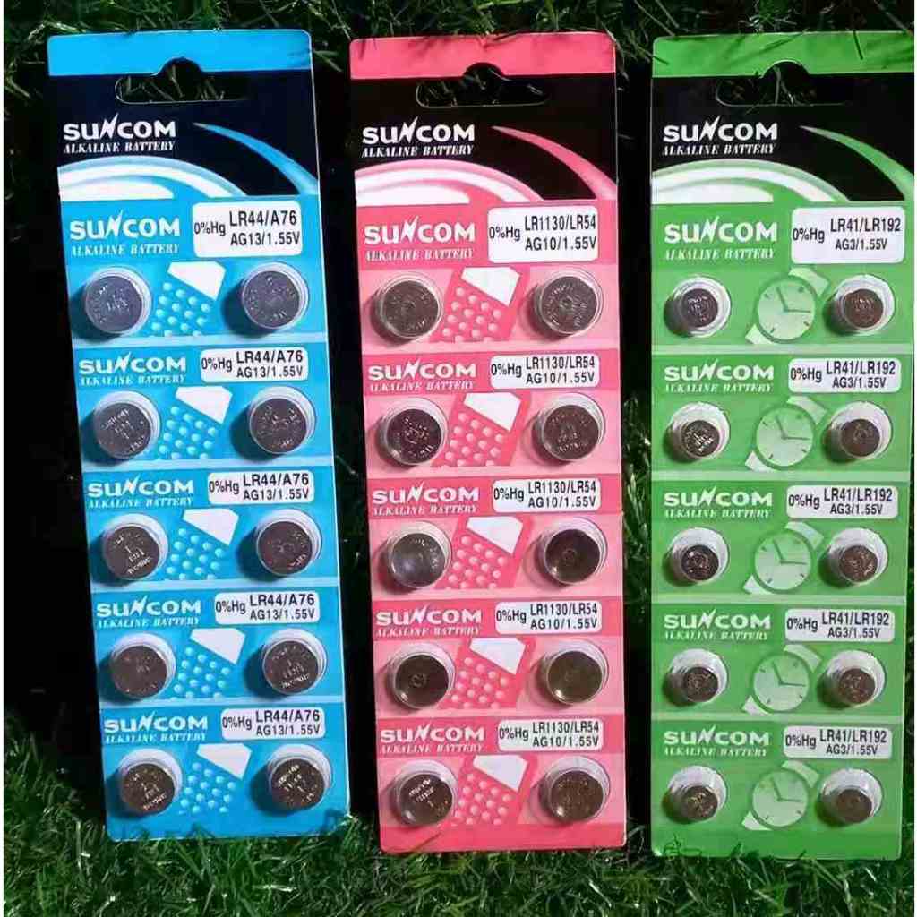 LR44 / A76 LR41 / LR192 LR1130 / LR54 ALKALINE BATTERY 1.55V