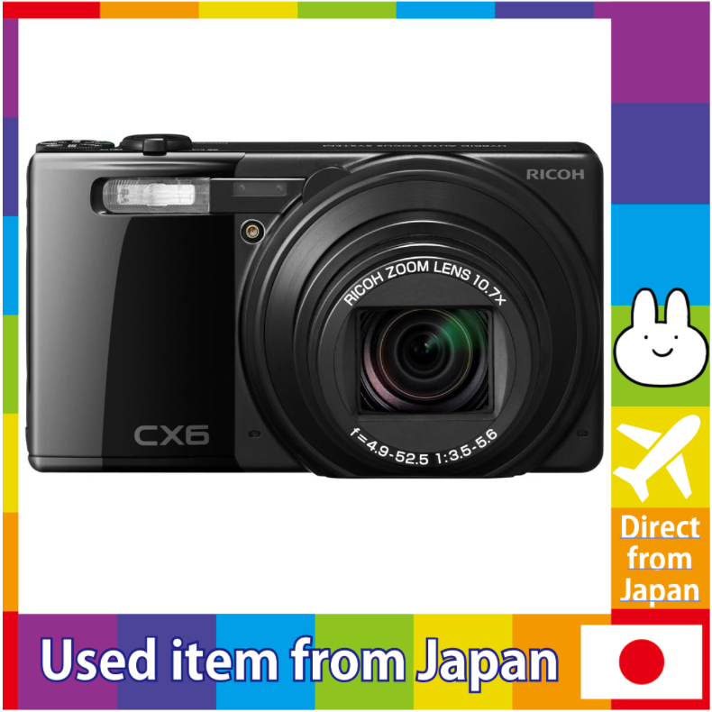 [Used in Japan] RICOH Digital Camera CX6 Black CX6BK Shopee