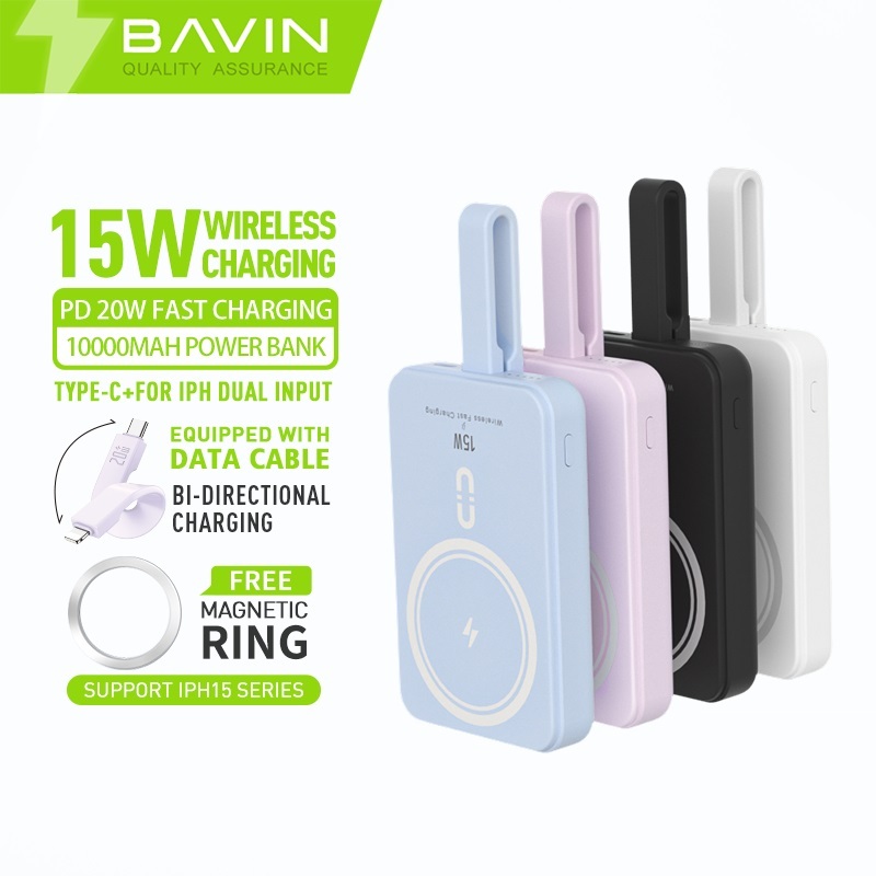 Gdplus Bavin Pc Mah Pd W Wireless Charging Fast Charger Compact Mini Magnetic