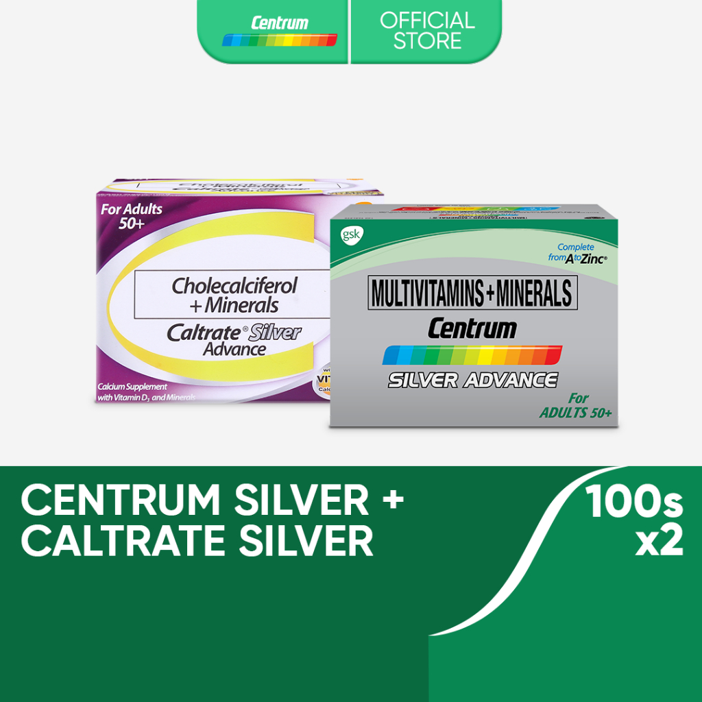 Centrum Silver Advance 100s + Caltrate Silver Advance 100s ...