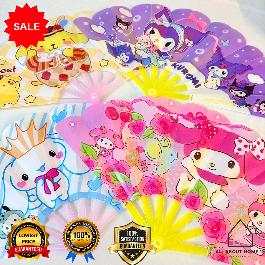 Pamaypay Sanrio Cartoon Folding Fan Summer Portable Hand Fans ...