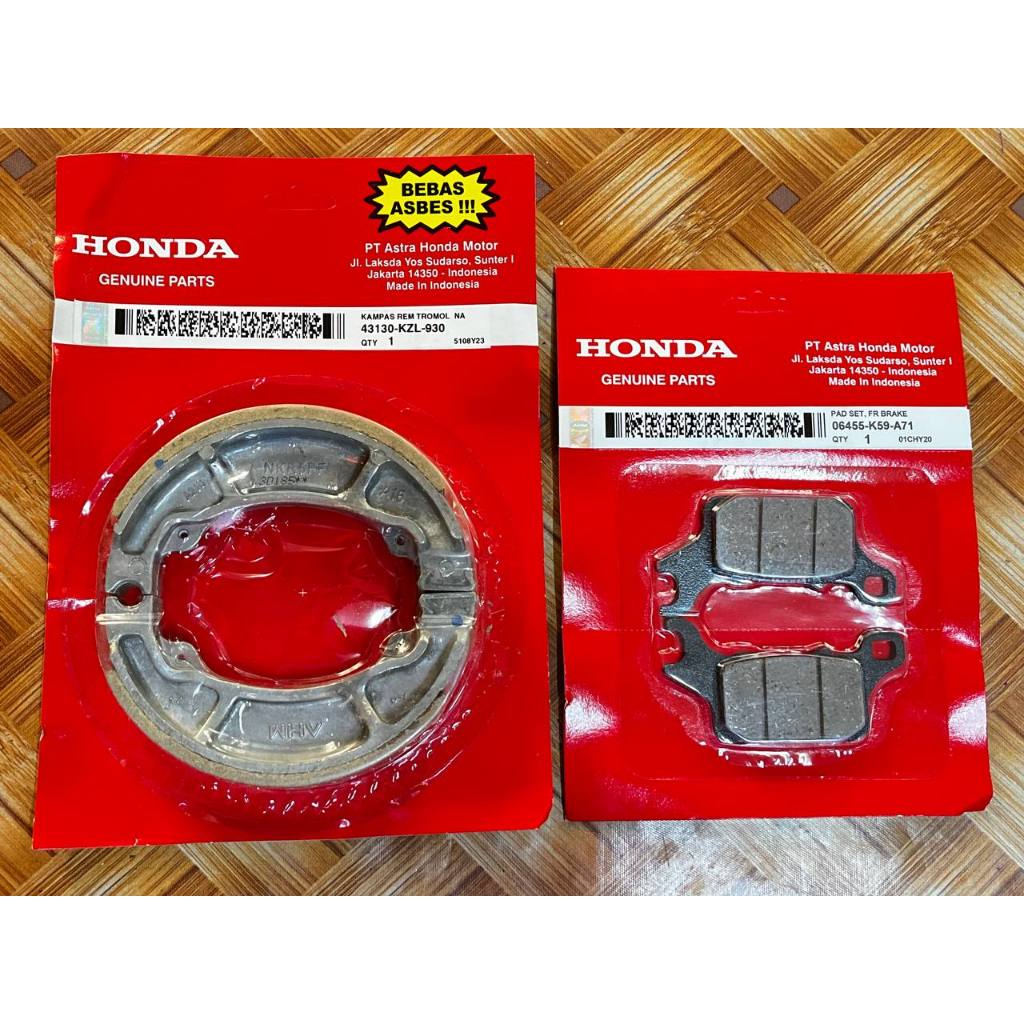 Honda Brake Pad/Brake Shoe for Click 125 v2, 125 V3, 150 v2, Genio 110