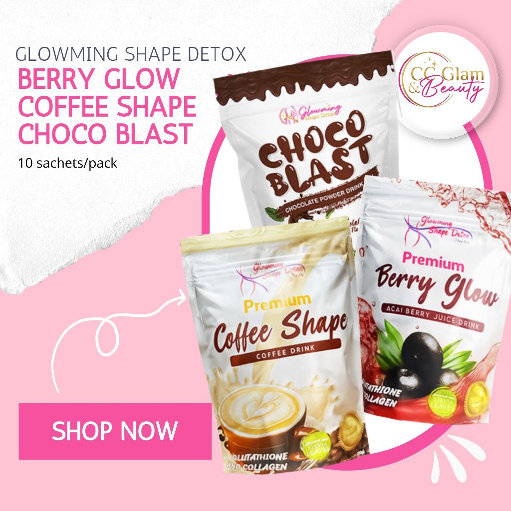 Cris Cosmetics Glowming Shape Detox BERRY GLOW , COFFEE SHAPE , CHOCO ...