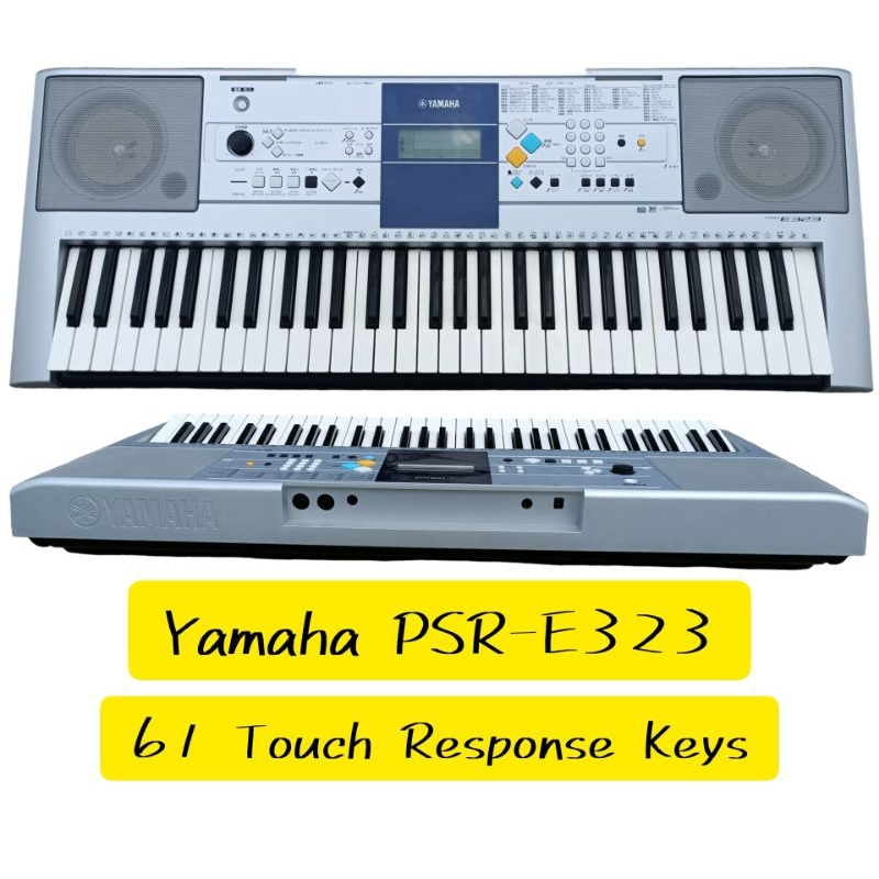Yamaha PSR-E323 (Touch Response)Japan Surplus Keyboard | Shopee Philippines