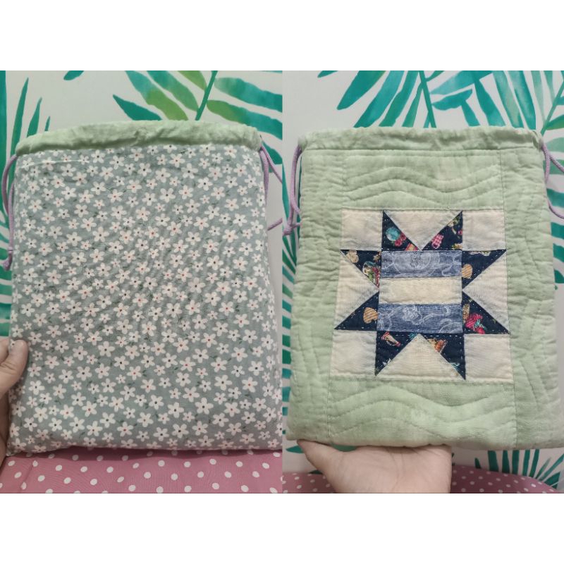 SALE Cute Reversible Drawstring Pouch / Dustbag (MAKAPAL) | Shopee ...