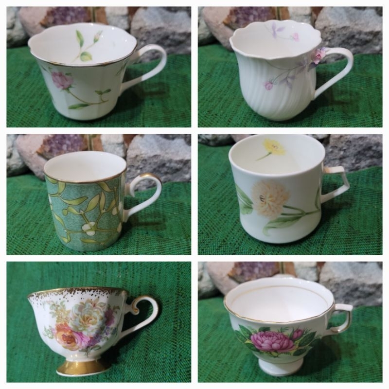 Japan/UK Surplus Branded collectible cups mugs vintage bone china ...