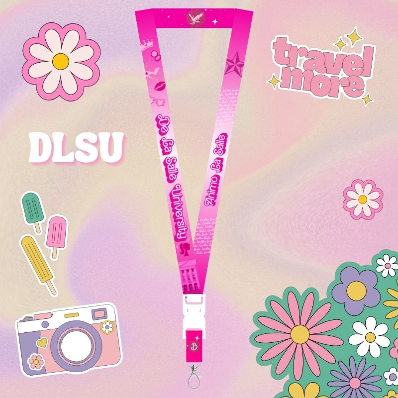 De La Salle University (DLSU) Barbie-inspired ID Lace/Lanyard | Shopee ...