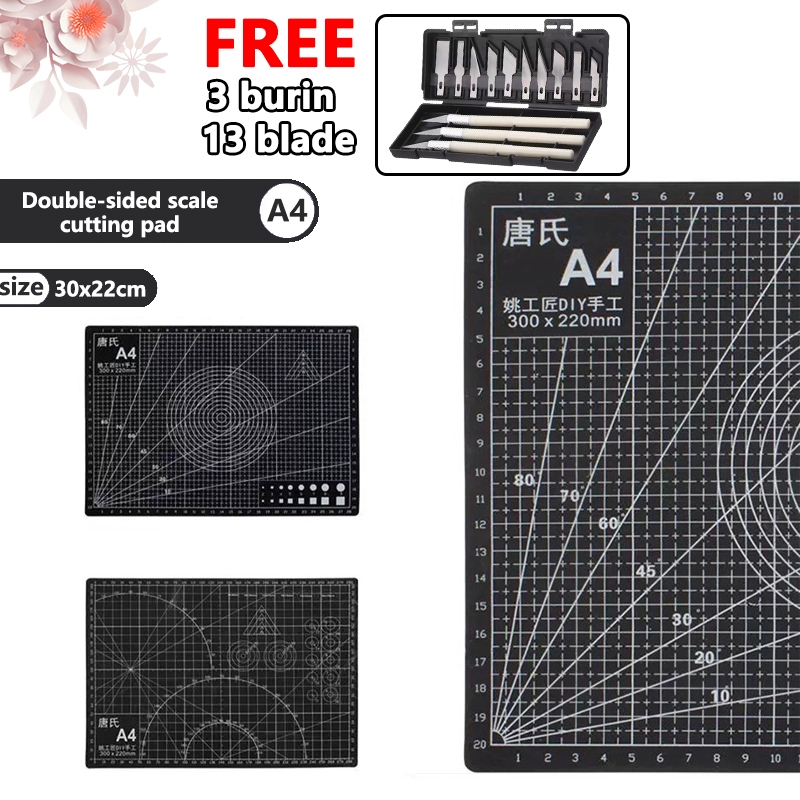 PVC Cutting Mat Self-Healing A3 A4 A5 Pad Double-sided DIY Tool Board ...