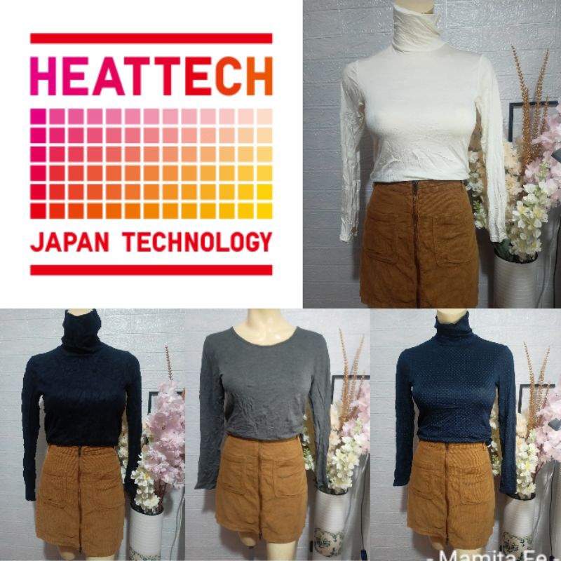 PRELOVED UNIQLO HEATTECH OTHER THERMAL BRANDS TURTLENECK THERMAL SHIRTS AND BLOUSES Shopee Philippines